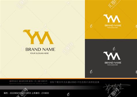 YM字母设计,其它,LOGO/吉祥物设计,设计模板,汇图网www.huitu.com