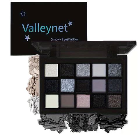 eonfave 15 colors smoky eyeshadow palette dark punk India | Ubuy