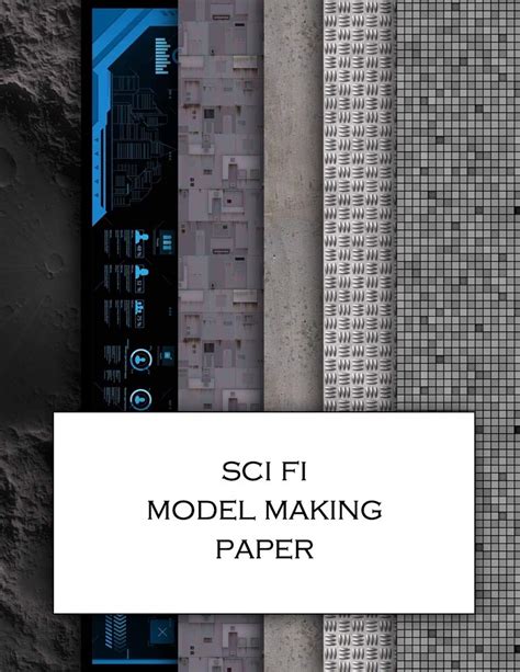 Buy Sci Fi Model Making Paper: Science fiction minatures textured paper ...