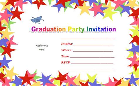 Image result for Free Printable Graduation Invitation Template