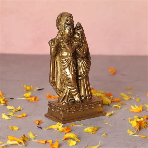 The Advitya | Radha Krishna Statue Standing On Base