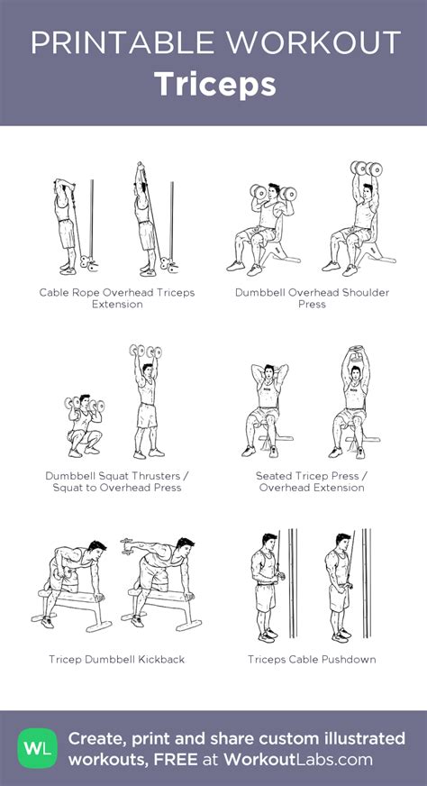 Image result for Tricep Workout Routine
