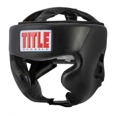 Title Classic Hi- Performance Headgear Black — USI Universal Web Store