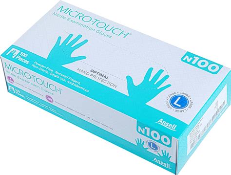 Buy ANSELL MICRO TOUCH NITRILE N100 MULTIPURPOSE EXAMINATION GLOVE ...