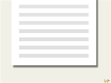 Blank Manuscript Paper Printable - Free Printable Paper