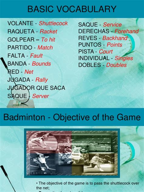Badminton Words 的图像结果