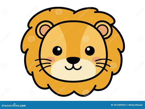 Lion Head Clipart