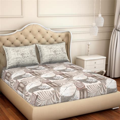 Buy SPACES Atrium Printed 3-Piece Bedsheet Set - 2.24 x 2.74 m from ...