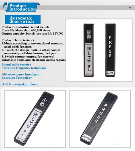 Image result for Automatic Door Button