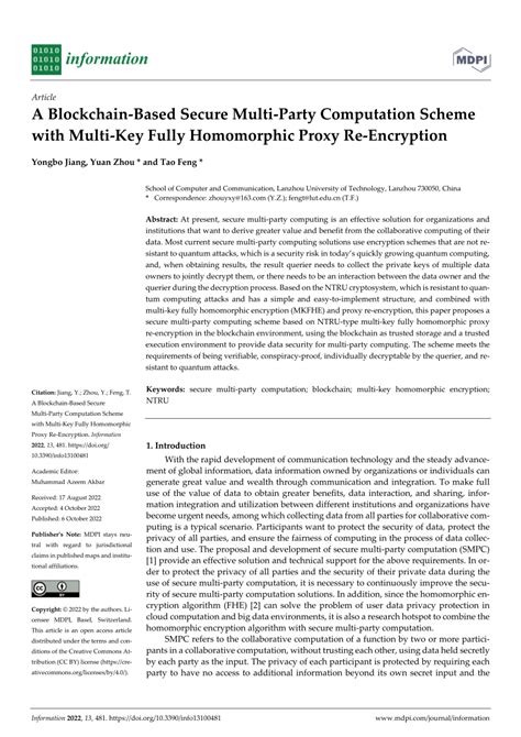 Image result for Multi-Key Homomorphic Encryption