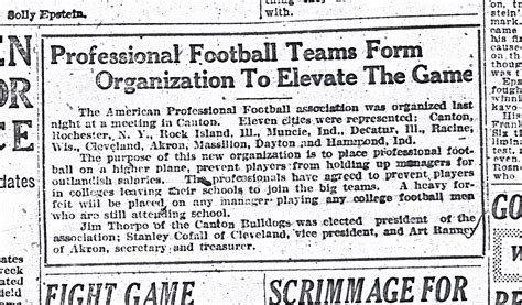 American Professional Football Association 1920