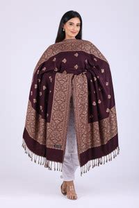 Royale Kashmiri Wool Embroidered Women Shawl - Buy Royale Kashmiri Wool ...