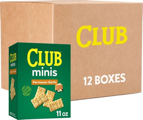 Amazon.com : Club Minis Mini Crackers, Lunch Snacks, Snack Crackers ...