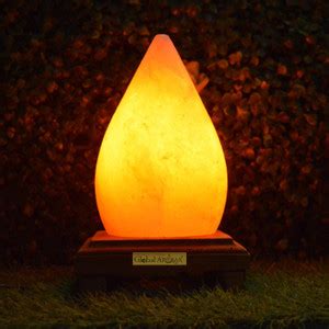 GLOBAL AROMA Natural Himalayan Rock Salt Droplet Shape Lamp (Natural ...