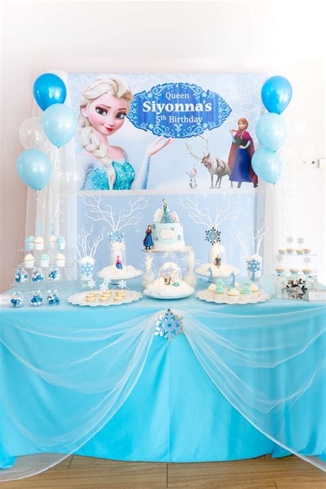 Frozen Theme Birthday Party Ideas | Photo 1 of 19 | Catch My Party