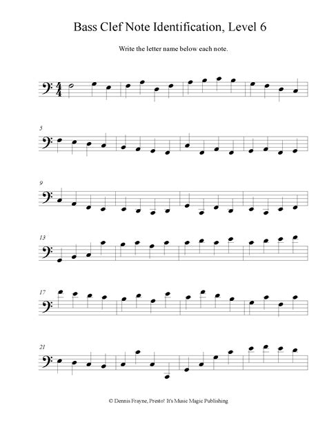 FREE! Printable Music Note Naming Worksheets — Presto! It's Music Magic ...