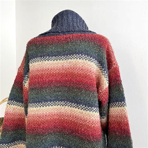gradation design knit sweater | hummingvtg