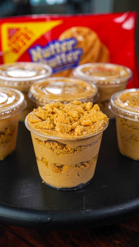 167 Cal Nutter Butter Protein Dessert Cups – Protein Cookie Butter Powder