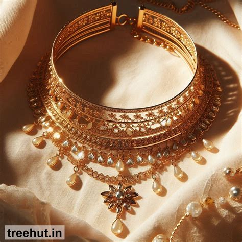 Gold Choker Necklace Design Ideas, Jewelry Design Ideas
