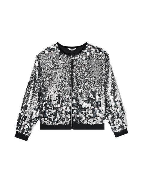 Buy Sequin Bomber (6-16 Yrs) at Marks & Spencer