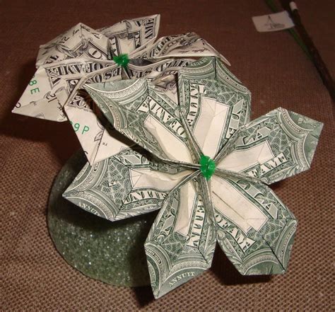Origami Money Flowers Step 6 Retouched - Homemade Creations