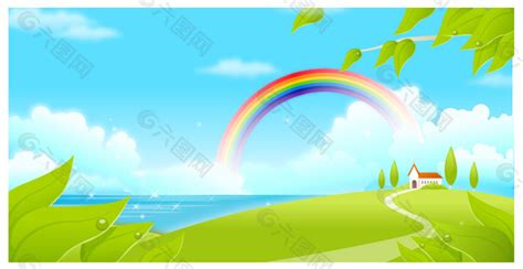 雨后的彩虹平面广告素材免费下载(图片编号:2131833)-六图网