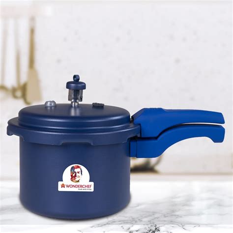 Wonderchef Health Guard Pressure Cooker Outer Lid 3L - Blue | Pressure ...