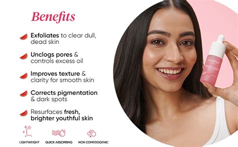 Dot & Key Watermelon 10% Glycolic Serum for Face Glowing, With KojicI ...