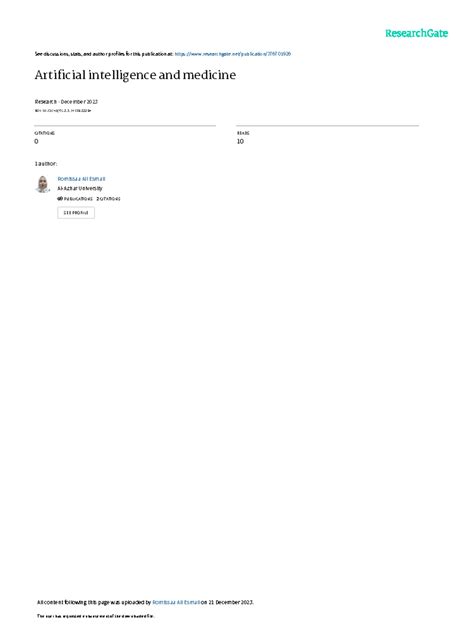 Artificial-intelligence - See discussions, stats, and author profiles ...