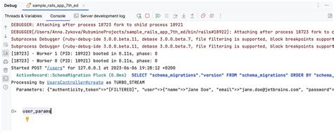 Debug Console 的图像结果