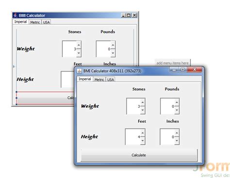 Image result for GUI Java J Frame