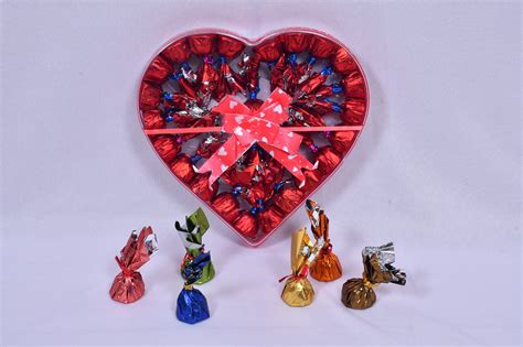 Lovely Choco Heart-Shaped Gift wrapped Chocolate Box – SAI KRISHNA ...