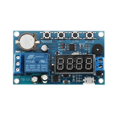 5V Digital Display Real Time Delay Relay Switch Controls ...