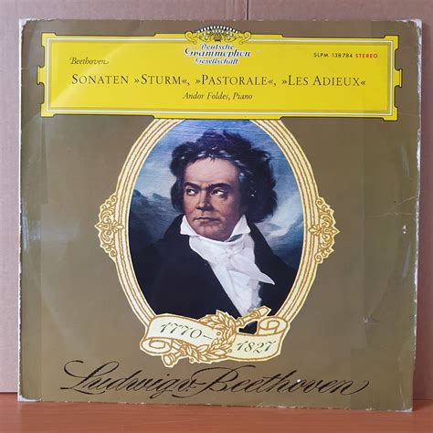 BEETHOVEN: SONATEN STURM, PASTORALE, LES ADIEUX / ANDOR FOLDES (1962 ...