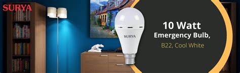 Buy Surya 10W b22d LED Cool Day Bulb, Pack of 1 Online at Low Prices in ...
