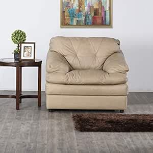 Home Centre New Napster Half Leather Sofa 1 Seater - Single Seat ...