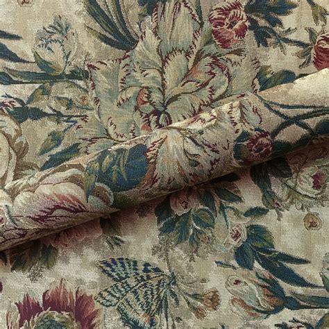 Vintage French Floral Tapestry Weave Upholstery Macao | Ubuy