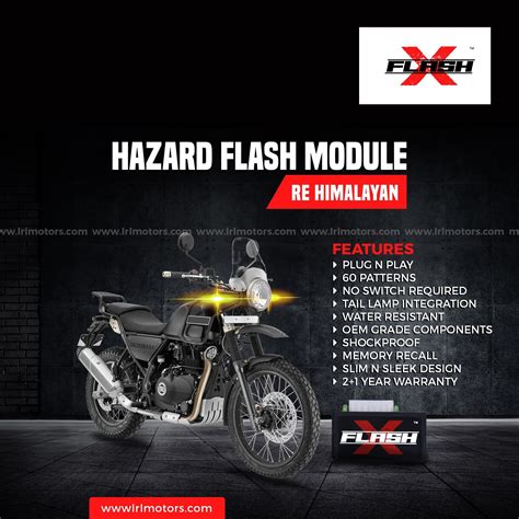 Royal Enfield Himalayan 411 Flash X Hazard Flash Module, Blinker,Flash ...
