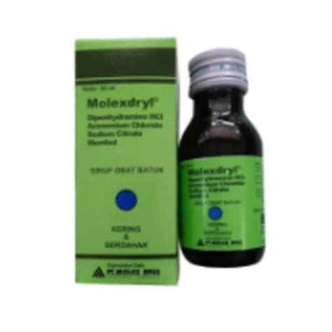 Molexdryl Sirup 60 ml - Alodokter Shop