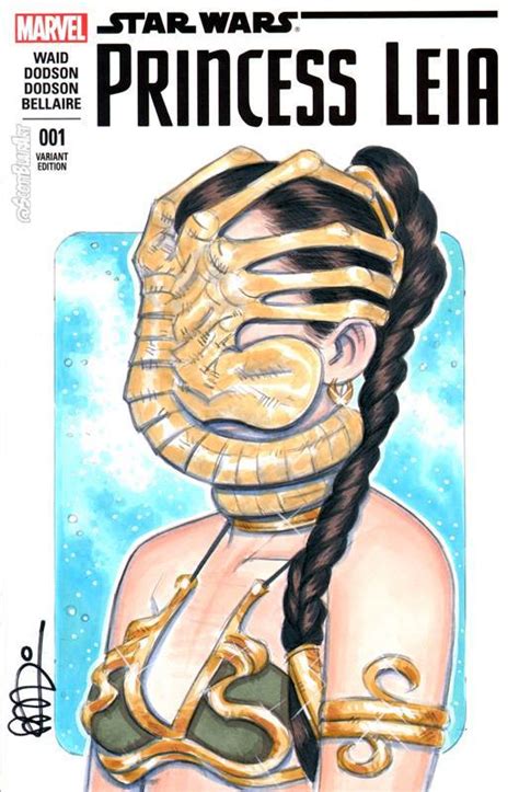 Princess Leia and a Facehugger - Variant Cover : r/StarWars