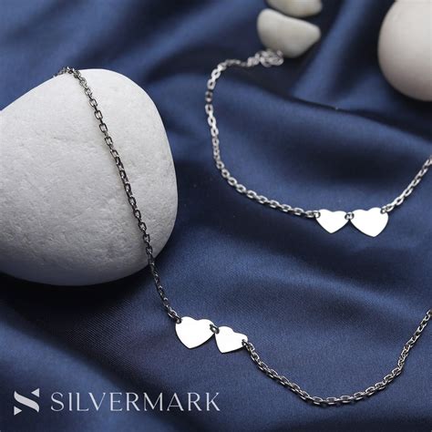 You & Me, Connecting The Hearts Anklet – silvermark