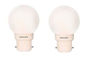 Buy Philips 0.5W B22 LED Bulb, Pack of 2 (Deco Mini) Online at Low ...