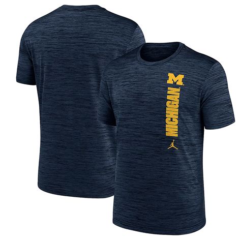 Jordan Brand Michigan Wolverines 2024 Sideline Velocity Performance T ...
