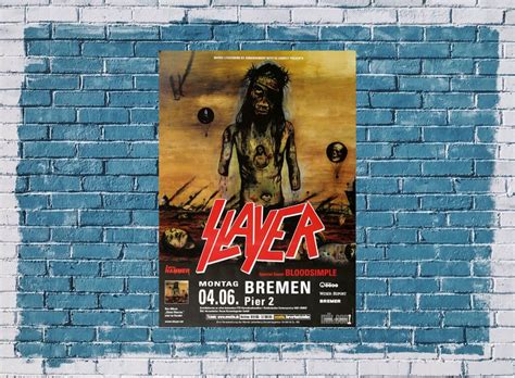 Slayer - Christ Illusion, Bremen 2007 - Konzertplakat, 22,90