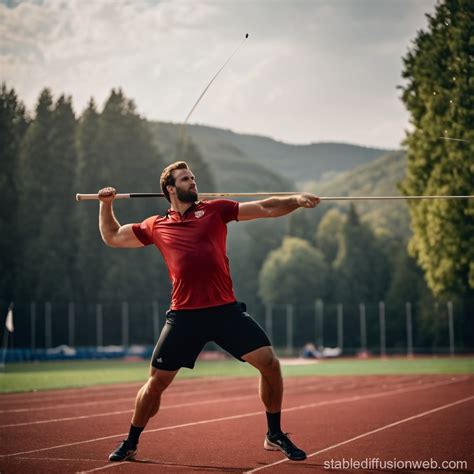 Man Shatters Javelin World Record | Stable Diffusion Online