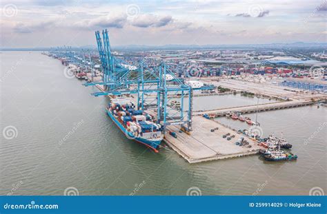 Klang, Malaysia - September 25, 2022: Cranes at the Port Klang Near ...