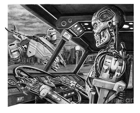 Image result for Terminator Drawing