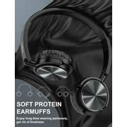 Buy Headphones with Microphone, Foldable Wired Headphones with Deep ...