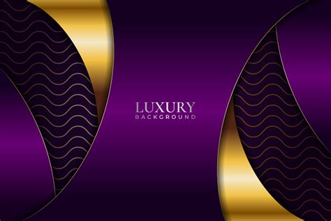 Luxury Dynamic Purple Gold Background Graphic by Rafanec · Creative Fabrica