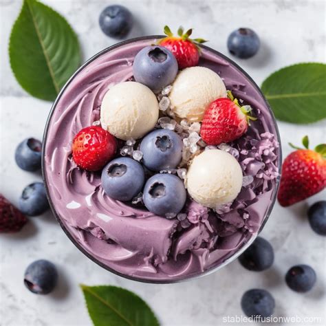 Isopor Cumbuca with Acai Ice Cream | Stable Diffusion Online